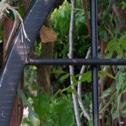 Arch Top Trellis -Eco Plant Works Trellises BCI ArchTopTrellis wPlant